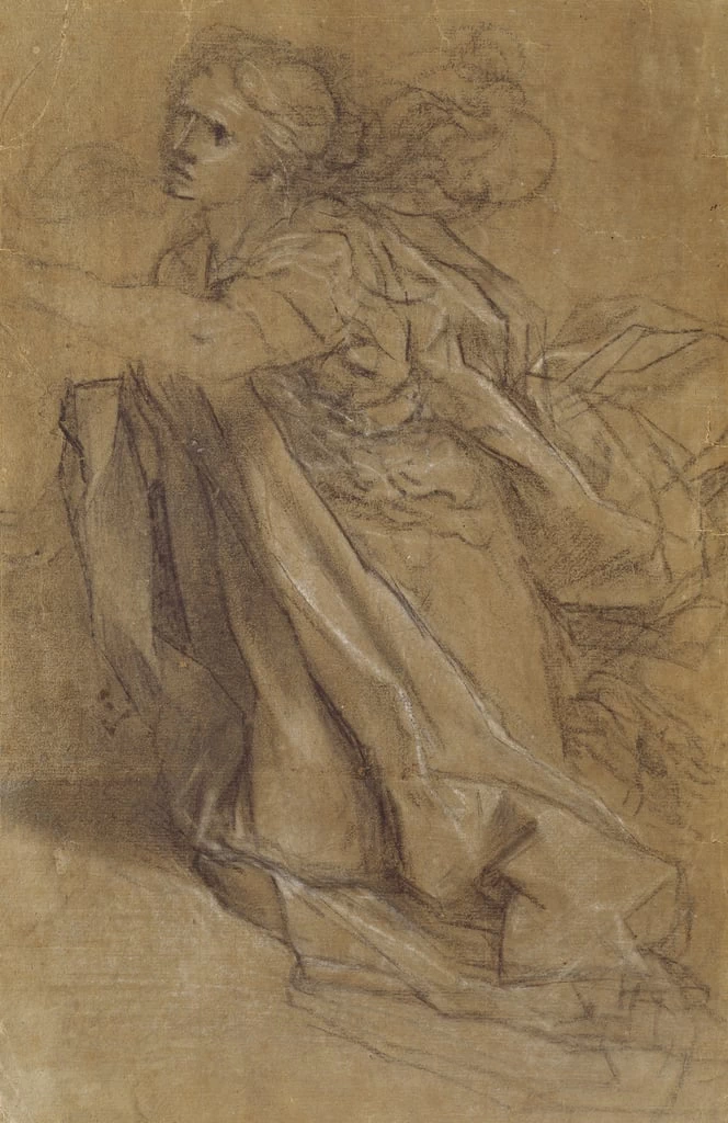 Studio per la Maddalena - Ashmolean Museum, University of Oxford, Barocci Federico